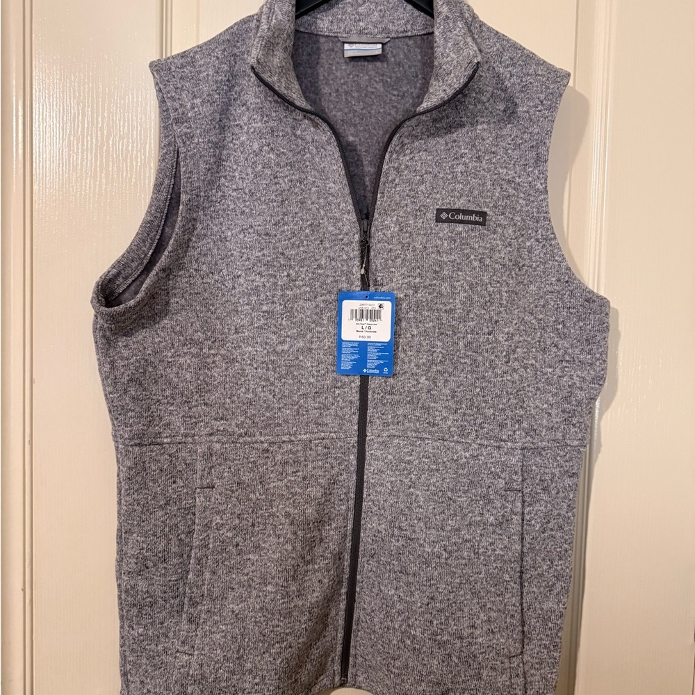 Columbia Charcoal Knit Vest